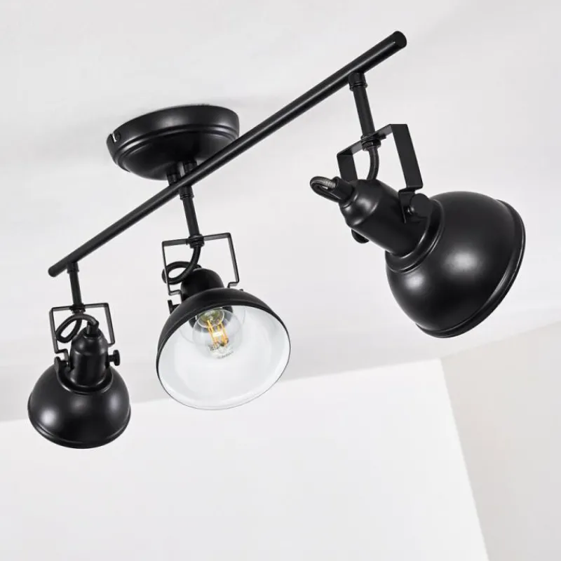 hofstein Plafonnier Tina Noir, 3 lumières* Spots Et Projecteurs