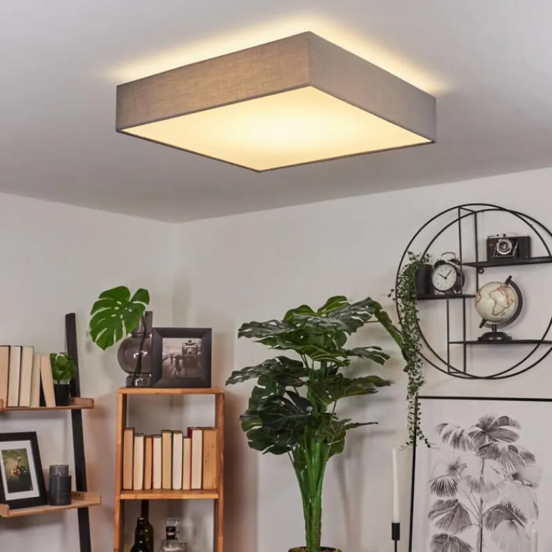 Lampes En Tissu-hofstein Plafonnier Tise LED Blanc, 1 lumière