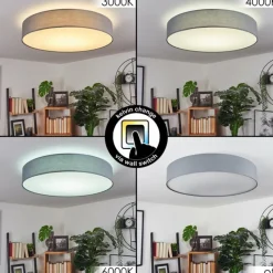 Lampes En Tissu-hofstein Plafonnier Tise LED Blanc, 1 lumière