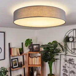 Lampes En Tissu-hofstein Plafonnier Tise LED Blanc, 1 lumière