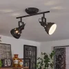 Lampes Industrielles-hofstein Plafonnier Tita Noir, 2 lumières