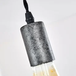 Lampes Vintages & Rétros-hofstein Plafonnier Tjergaast Gris, Noir, 8 lumières