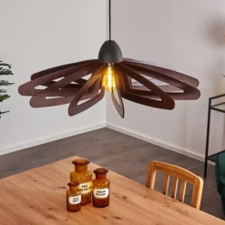 Lampes Vintages & Rétros-hofstein Plafonnier Togo Noir, 1 lumière