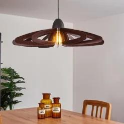 Lampes Vintages & Rétros-hofstein Plafonnier Togo Noir, 1 lumière