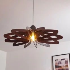 Lampes Vintages & Rétros-hofstein Plafonnier Togo Noir, 1 lumière