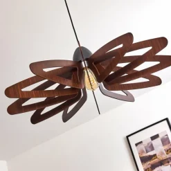 Lampes Vintages & Rétros-hofstein Plafonnier Togo Noir, 1 lumière