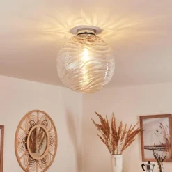 hofstein Plafonnier Tomboul Chrome, 1 lumière