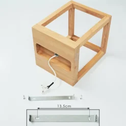 Style Boho-Chic-hofstein Plafonnier Torreglia Brun, Noir, 1 lumière