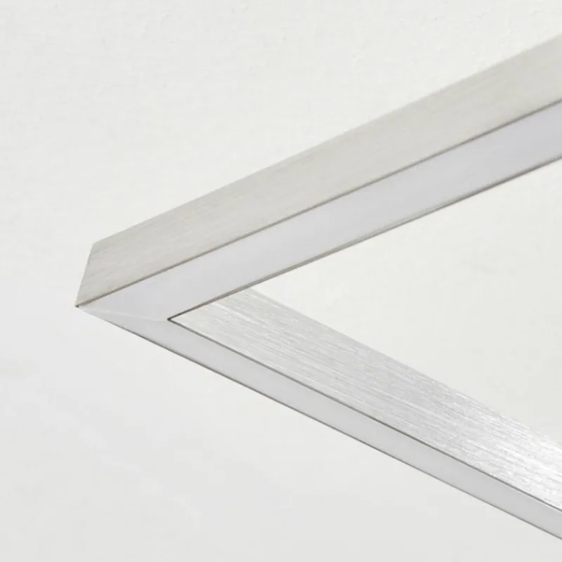 hofstein Plafonnier Torres LED Nickel mat, 2 lumières, Télécommandes