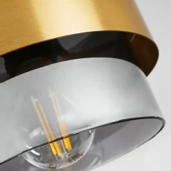 hofstein Plafonnier Traak Noir, 1 lumière