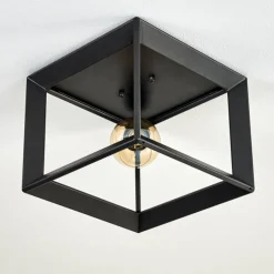 hofstein Plafonnier Traryd Noir, 1 lumière