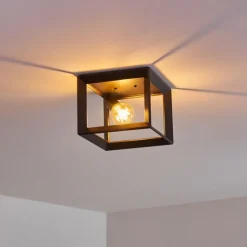 hofstein Plafonnier Traryd Noir, 1 lumière