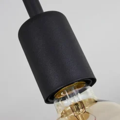 Lampes Vintages & Rétros-hofstein Plafonnier Travesias Noir, 3 lumières