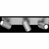 Luminaires Trio Plafonnier Trio 8024 Acier inoxydable, Nickel mat, 3 lumières* Spots Et Projecteurs