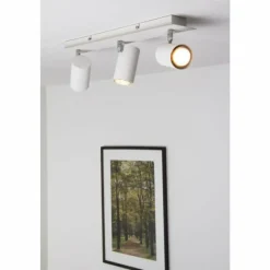 Luminaires Trio Plafonnier Trio 8024 Blanc, 3 lumières* Spots Et Projecteurs
