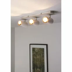 Luminaires Trio Plafonnier Trio 8024 Blanc, 3 lumières* Spots Et Projecteurs