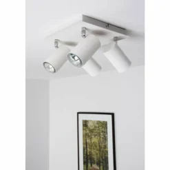 Luminaires Trio Plafonnier Trio 8024 Blanc, 4 lumières* Spots Et Projecteurs
