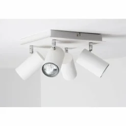 Luminaires Trio Plafonnier Trio 8024 Blanc, 4 lumières* Spots Et Projecteurs