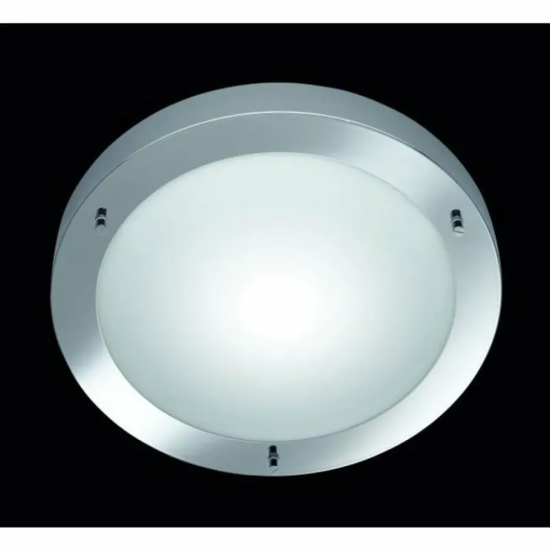 Luminaires Trio Plafonnier Trio 6801 Chrome, 1 lumière