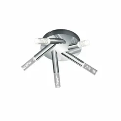 Luminaires Trio Plafonnier Trio 2824 LED Chrome, 5 lumières* Éclairage Led