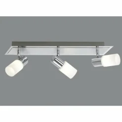 Luminaires Trio Plafonnier Trio 8214 LED Chrome, 3 lumières