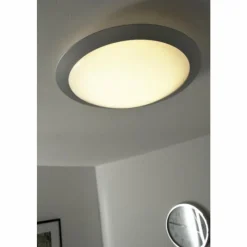 Luminaires Trio Plafonnier Trio 6265 LED Titane, Blanc, 1 lumière