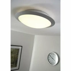 Luminaires Trio Plafonnier Trio 6265 LED Titane, Blanc, 1 lumière