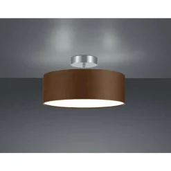 Lampes En Tissu-Luminaires Trio Plafonnier Trio 3033 Nickel mat, 2 lumières