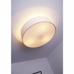 Lampes En Tissu-Luminaires Trio Plafonnier Trio 3033 Nickel mat, 3 lumières