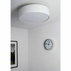 Lampes En Tissu-Luminaires Trio Plafonnier Trio 3033 Nickel mat, 3 lumières