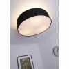 Lampes En Tissu-Luminaires Trio Plafonnier Trio 3033 Nickel mat, Noir, 3 lumières