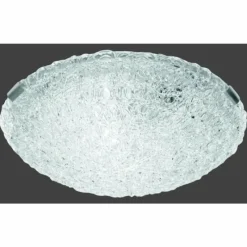 Luminaires Rustiques-Luminaires Trio Plafonnier Trio 3078 Nickel mat, 1 lumière