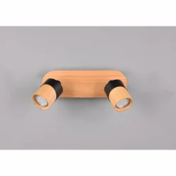 Lampes En Bois-Luminaires Trio Plafonnier Trio Aruni Écru, 2 lumières