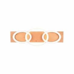 Lampes En Bois-Luminaires Trio Plafonnier Trio Barca LED Écru, Blanc, 1 lumière