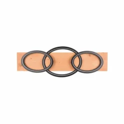 Lampes En Bois-Luminaires Trio Plafonnier Trio Barca LED Écru, Noir, 1 lumière