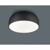 Luminaires Scandinaves-Luminaires Trio Plafonnier Trio BARON Noir, 4 lumières
