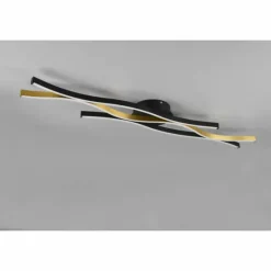 Luminaires Trio Plafonnier Trio Blaze LED Laiton, 1 lumière* Éclairage Led