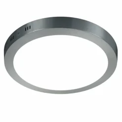 Luminaires Rustiques-Luminaires Trio Plafonnier Trio Cento LED Nickel mat, 1 lumière