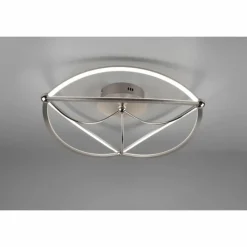 Luminaires Trio Plafonnier Trio Charivari LED Nickel mat, 1 lumière* Éclairage Led