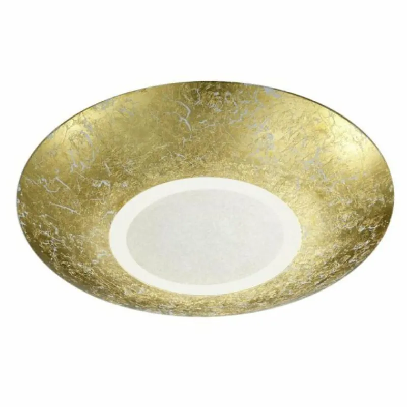 Lampe Turque-Luminaires Trio Plafonnier Trio CHIROS LED Or, 1 lumière