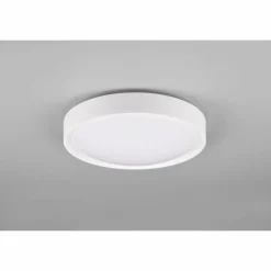 Luminaires Rustiques-Luminaires Trio Plafonnier Trio CLARIMO LED Blanc, 1 lumière