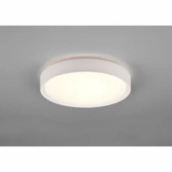 Luminaires Rustiques-Luminaires Trio Plafonnier Trio CLARIMO LED Blanc, 1 lumière