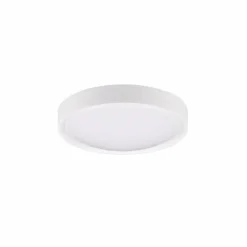 Luminaires Rustiques-Luminaires Trio Plafonnier Trio CLARIMO LED Blanc, 1 lumière