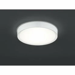 Luminaires Rustiques-Luminaires Trio Plafonnier Trio CLARIMO LED Blanc, 1 lumière