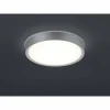 Luminaires Rustiques-Luminaires Trio Plafonnier Trio CLARIMO LED Titane, 1 lumière
