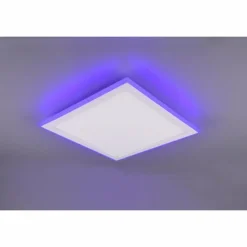 Luminaires Trio Plafonnier Trio Columbia LED Blanc, 1 lumière, Télécommandes, Changeur de couleurs* Éclairage Led