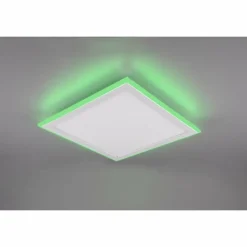 Luminaires Trio Plafonnier Trio Columbia LED Blanc, 1 lumière, Télécommandes, Changeur de couleurs* Éclairage Led