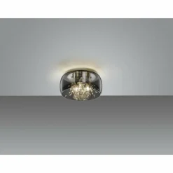 Luminaires Trio Plafonnier Trio Crystel Chrome, 3 lumières