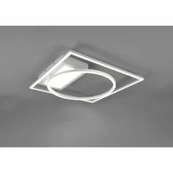 Luminaires Trio Plafonnier Trio Downey LED Blanc, 1 lumière, Télécommandes* Éclairage Led