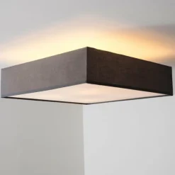 Lampes En Tissu-hofstein Plafonnier Trio Embassy Nickel mat, 4 lumières
